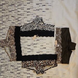 Victoria's Secret Animal Print Hiphugger Lot